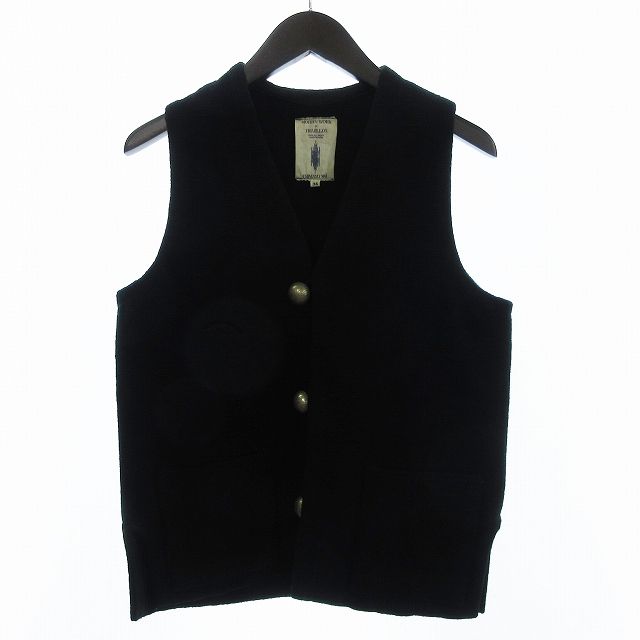 【専用】TRUJILLO’S Chimayo Vest Black TRUJILLO'S × CONEY ISLAND : CHIMAYO VEST “BLACK” | CONEY ISLAND