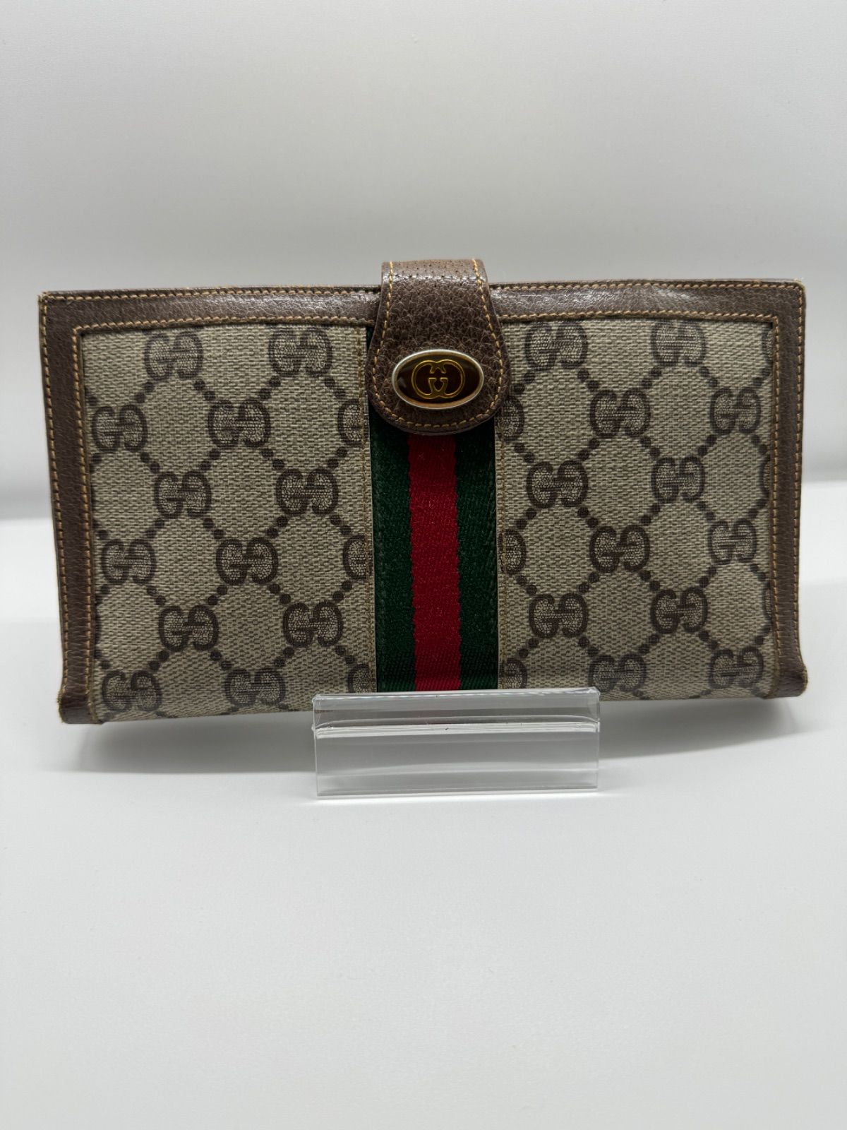 グッチ　GUCCI オールドグッチ　シェリーライン　PVC　長財布 レトロ GUCCI（財布）のフリマアイテム一覧