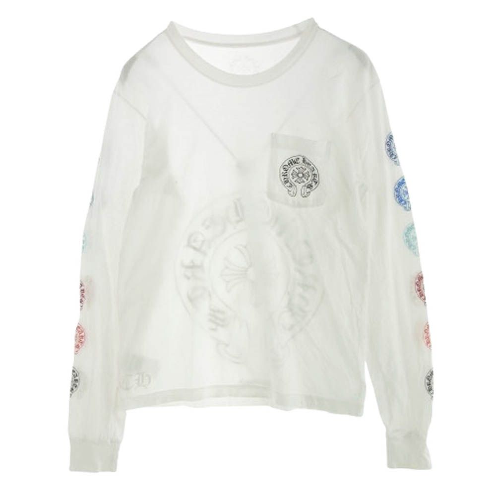 【Chrome Hearts】Multi Color Horse Shoe L/S T-shirt★長袖Ｔ Chrome Hearts Multi Color Horse Shoe L/S T-shirt Black Men's
