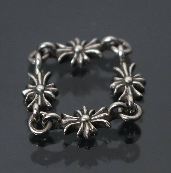 CHROME HEARTS 銀座店 クロムハーツ タイニーE CHプラス ルビー リング 指輪 メンズ シルバー SV925 約11号 100679