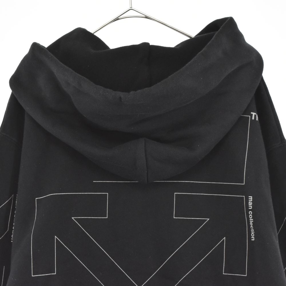 OFF-WHITE (オフホワイト) 19AW UNFINISHED SLIM HOODIE ...