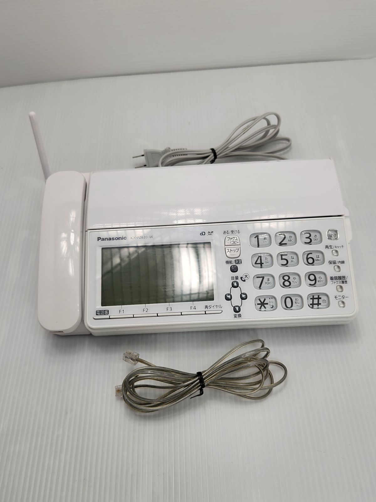 Panasonic パナソニック おたっくす FAX 電話機 KX-PZ310-S 子機付き KX-FKD556-S 通電、動作確認済　インクフィルム付き パナソニック おたっくす デジタルコードレスFAX 親機のみ 1.9GHz DECT準拠方式 シャンパンゴールド KX-PD603D-N