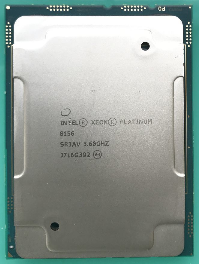 Intel Xeon Platinum 8156 SR3AV 4C 3.6GHz 3.73.7GHz 16.5MB 105W LGA3647 DDR5