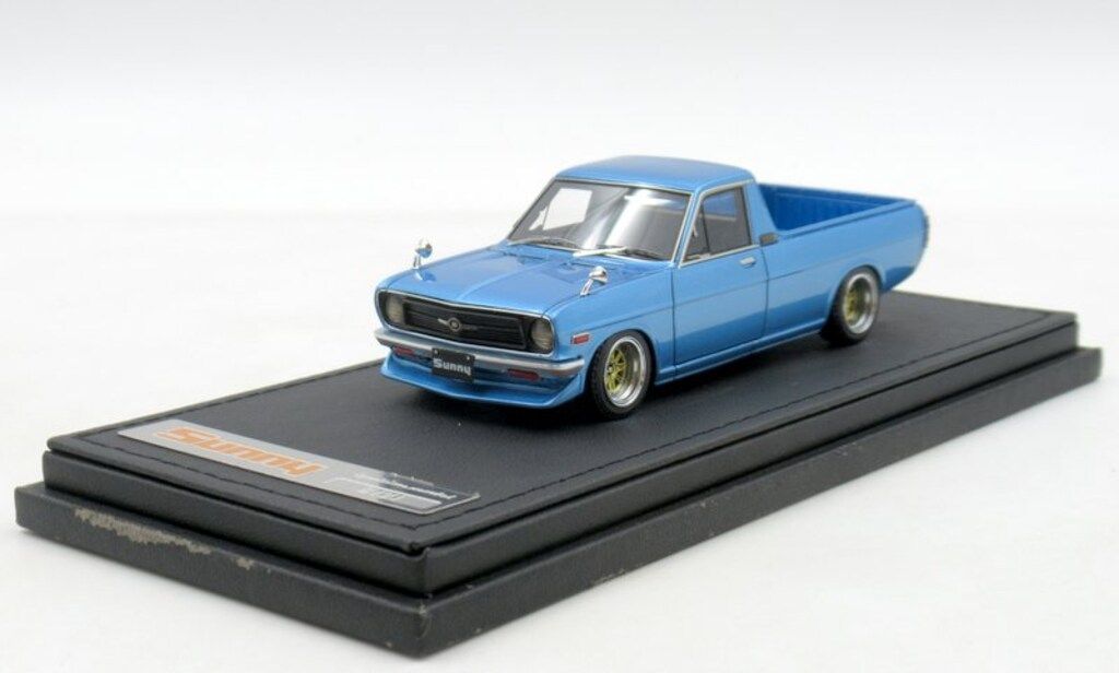 ignition model 1|43 Nissan Sunny Truck Long B121 Blue Metallic IG1121