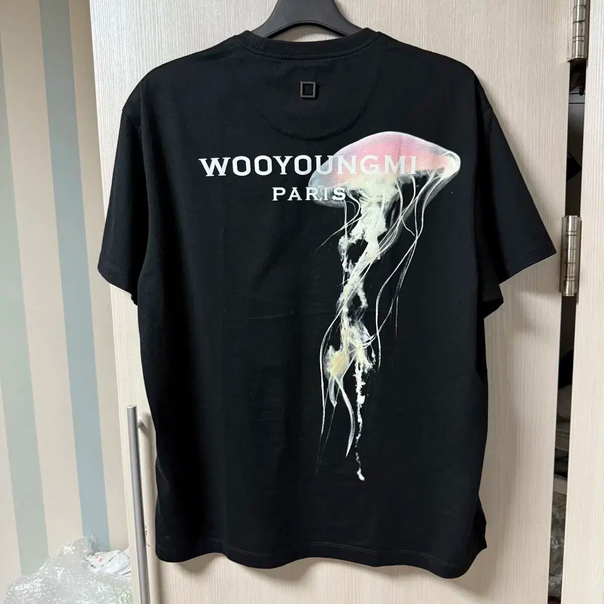 WOOYOUNGMI Love Is Strange 半袖 Tシャツ 黒 46 241704M213008_1.jpg