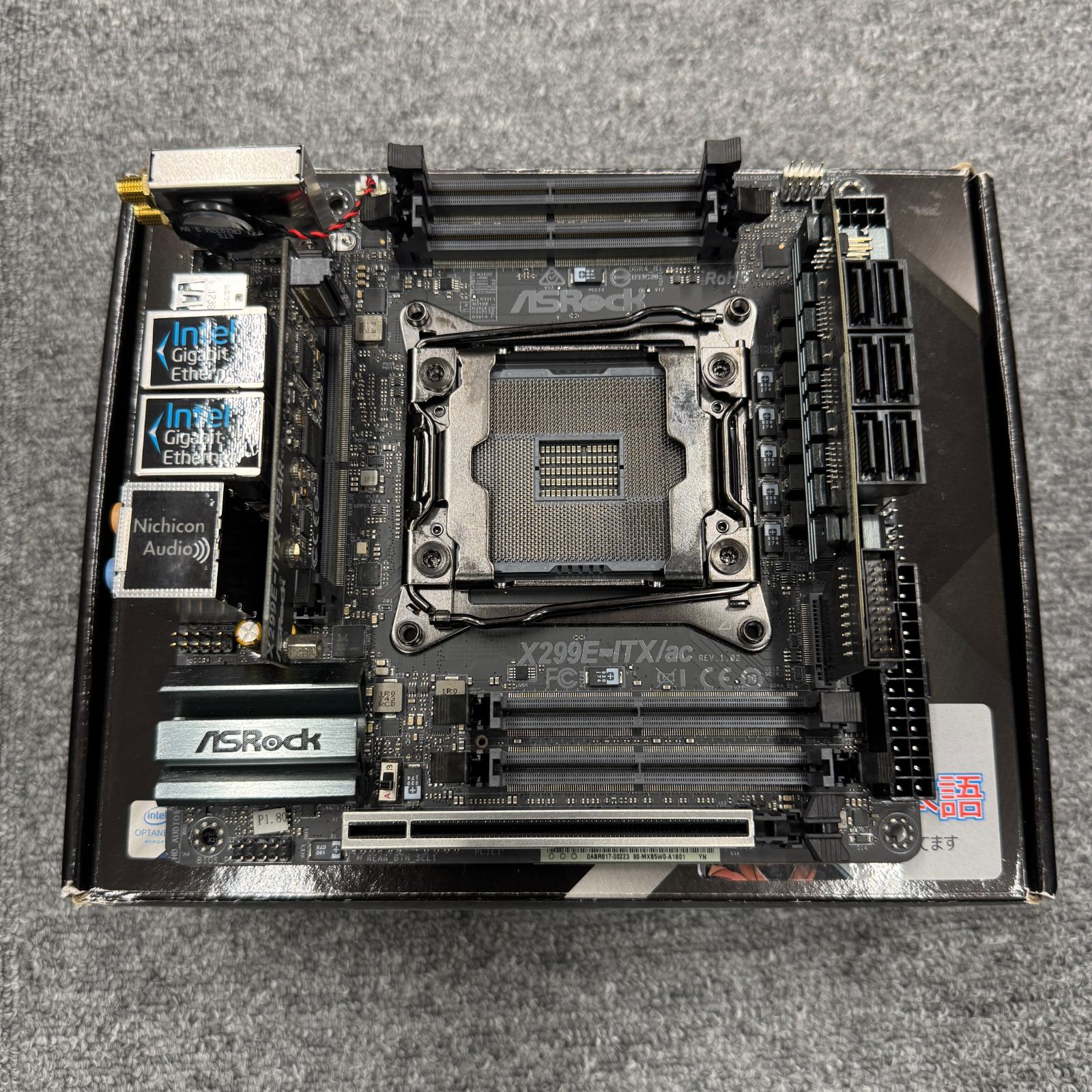 ASRock X299E-ITX/ac マザーボード 動作確認済 - メルカリ