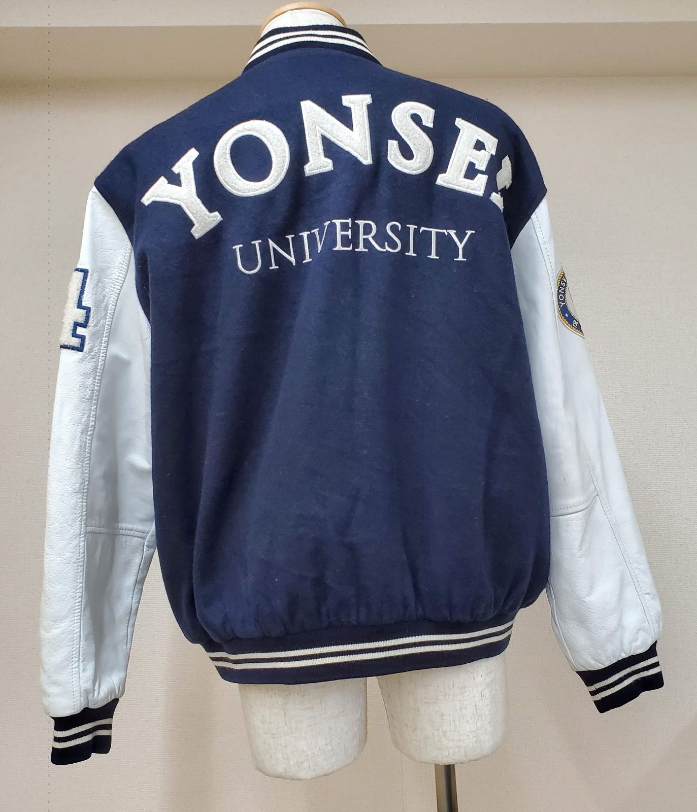 Yonsei University 延世大学ジャケット　スタジャン　XL 延世大学スタジャンXXLサイズ 韓国) 延世(よんせい)大学 university