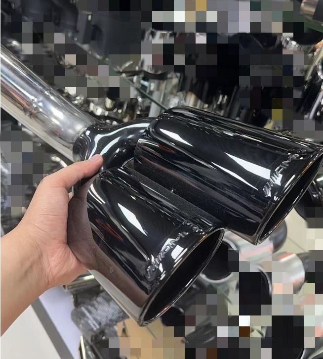 マフラーカッター テールパイプ メルセデス ベンツ Gクラス W463 G500 G55 AMGルック 型押しロゴ付き 4本出しZYL036 入荷