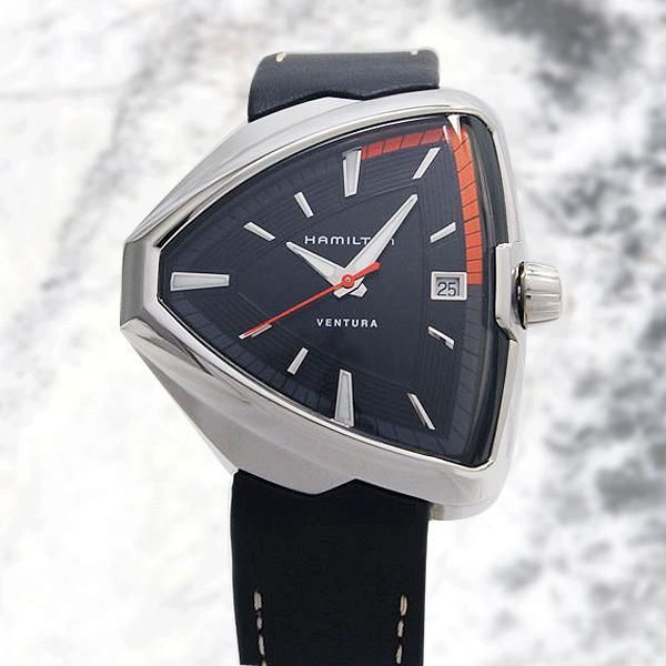 ハミルトン ベンチュラ　 エルヴィス 80 クォーツ レザー H24551731