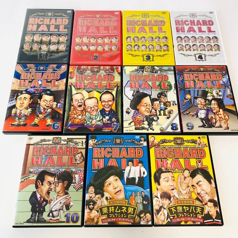 DVD】リチャードホール11本セット セル版 特典ステッカー付