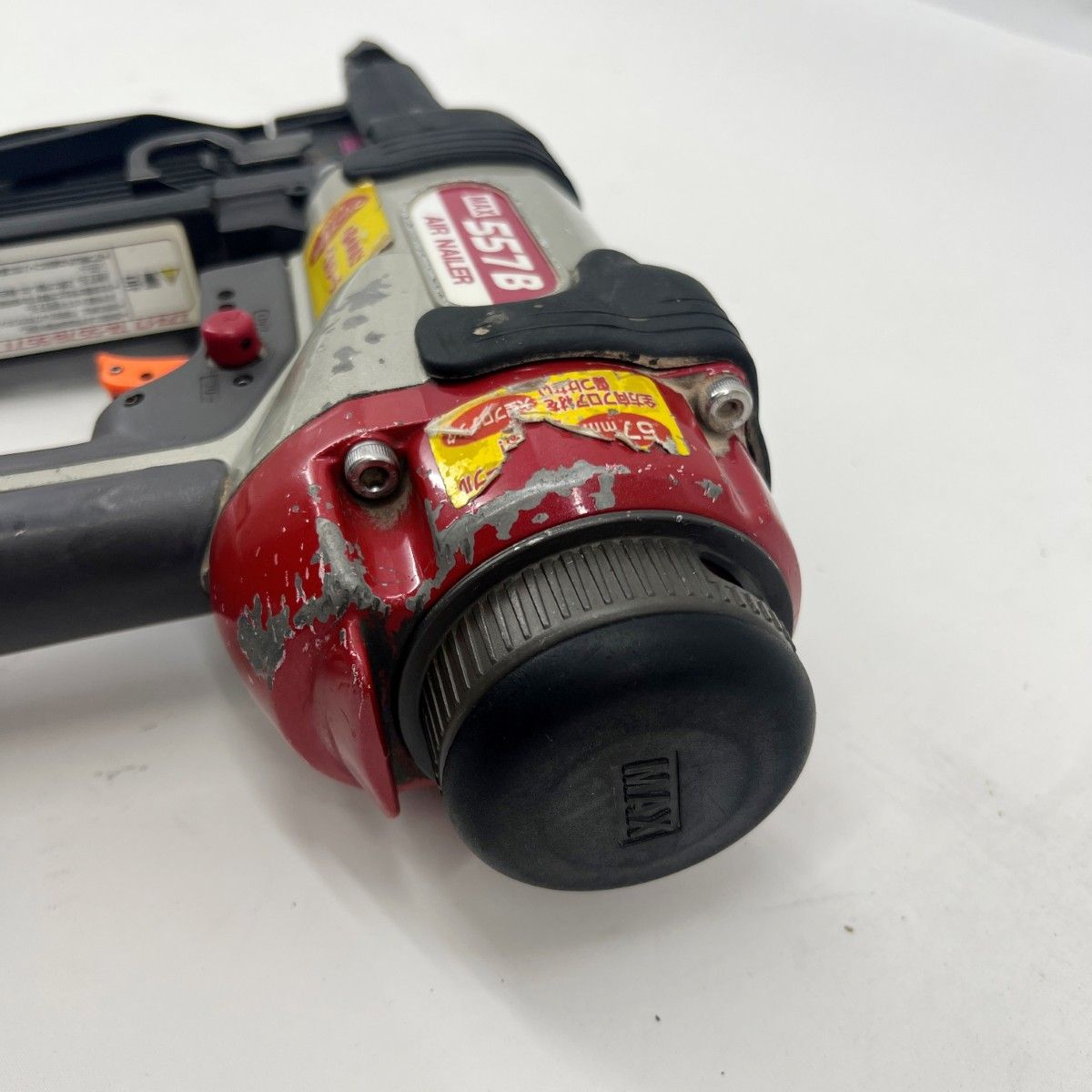 説得的な 〇〇MAX マックス エアネイラ TA-557B 957Tフロア 常圧 557B シルバー×レッド