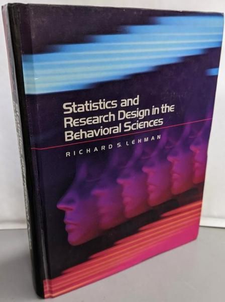 格安，送料無料 【中古】Statistics and Research Designin the Behavioral Sciences／Richard S. Lehman／Wadsworth Pub Co その他