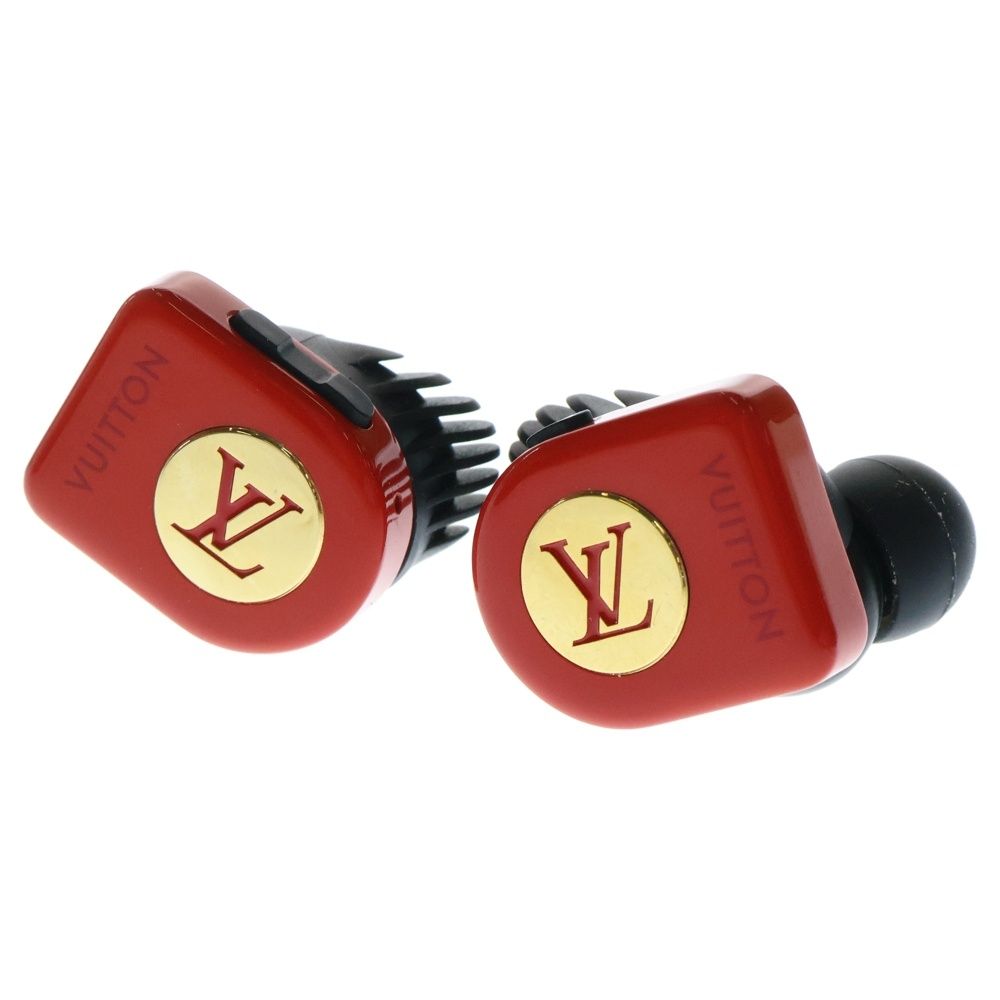 LOUIS VUITTON ルイヴィトン モノグラム LV ホライゾン ワイヤレス イヤホン レッド QAB130
