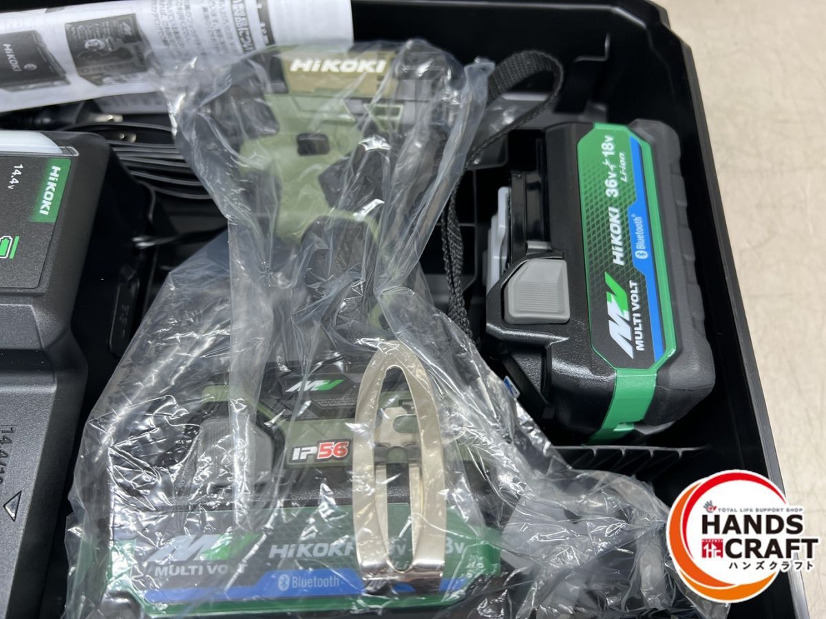 ♪ HiKOKI WH36D 2XHGSZ コードレスインパクトドライバ バッテリー2個 充電器付 36V ハイコーキ 新古品