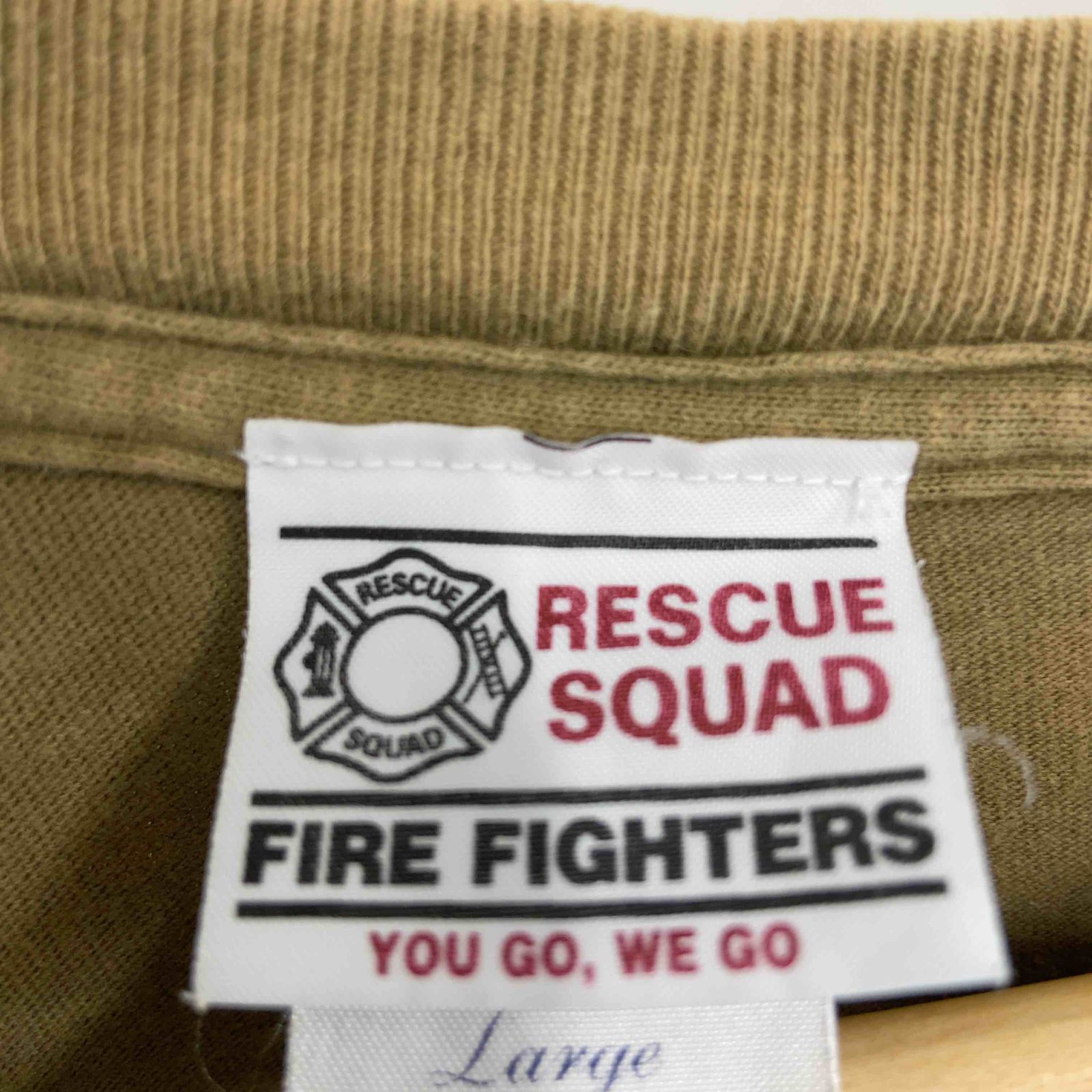 RESCUE SQUAD レスキュースクワッド メンズ Tシャツ 半袖 プリントロゴ