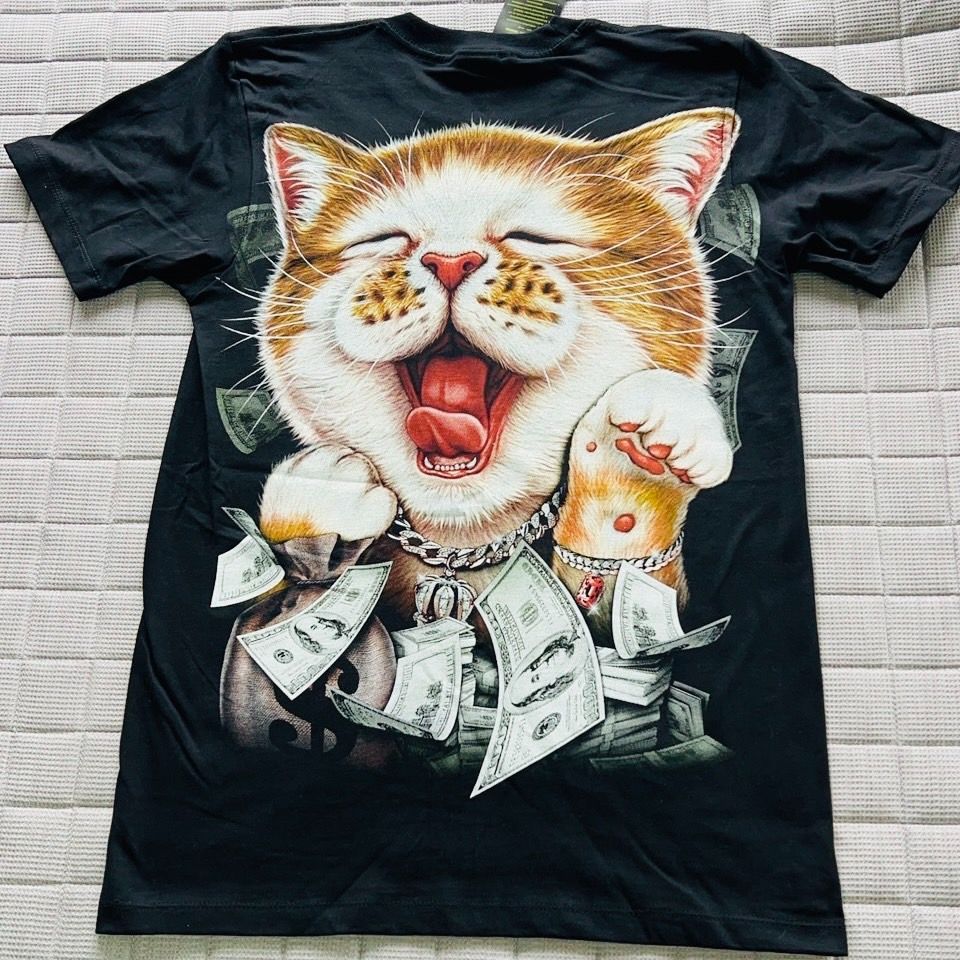 大幅値下げ！【新品】Sサイズ 猫・ねこ・ネコTシャツ デザインTシャツ