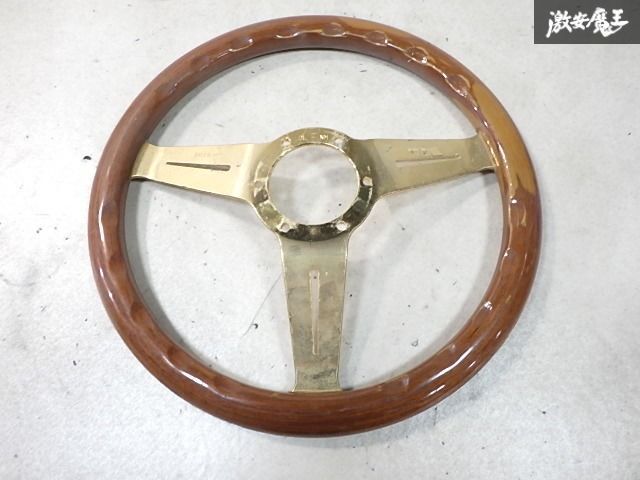 ☆32.5φ☆ゴールドスポーク☆ NARDI ナルディ ウッド ハンドル