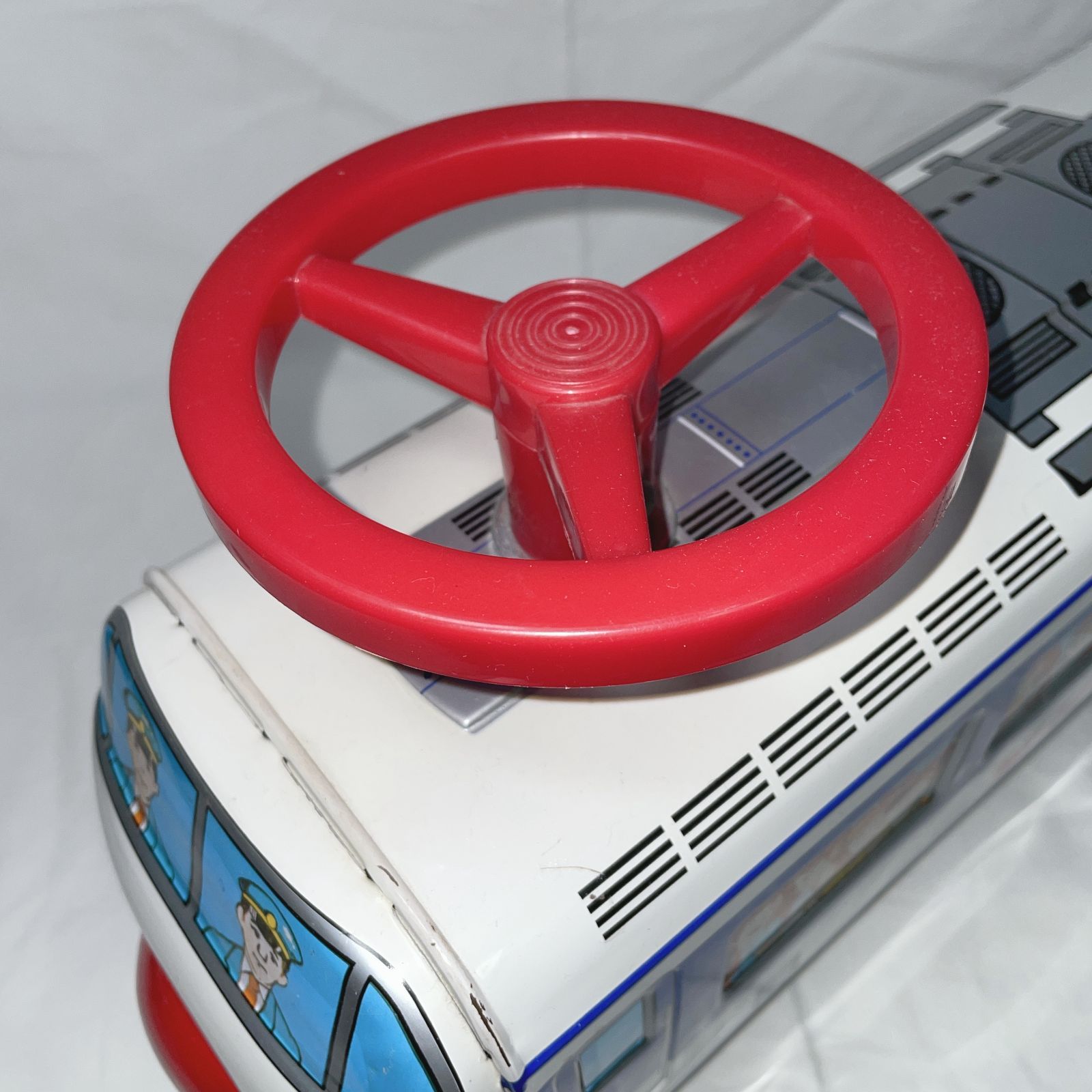 イチコー 超特急 ひかり ハンドル付き 昭和レトロ ブリキおもちゃ