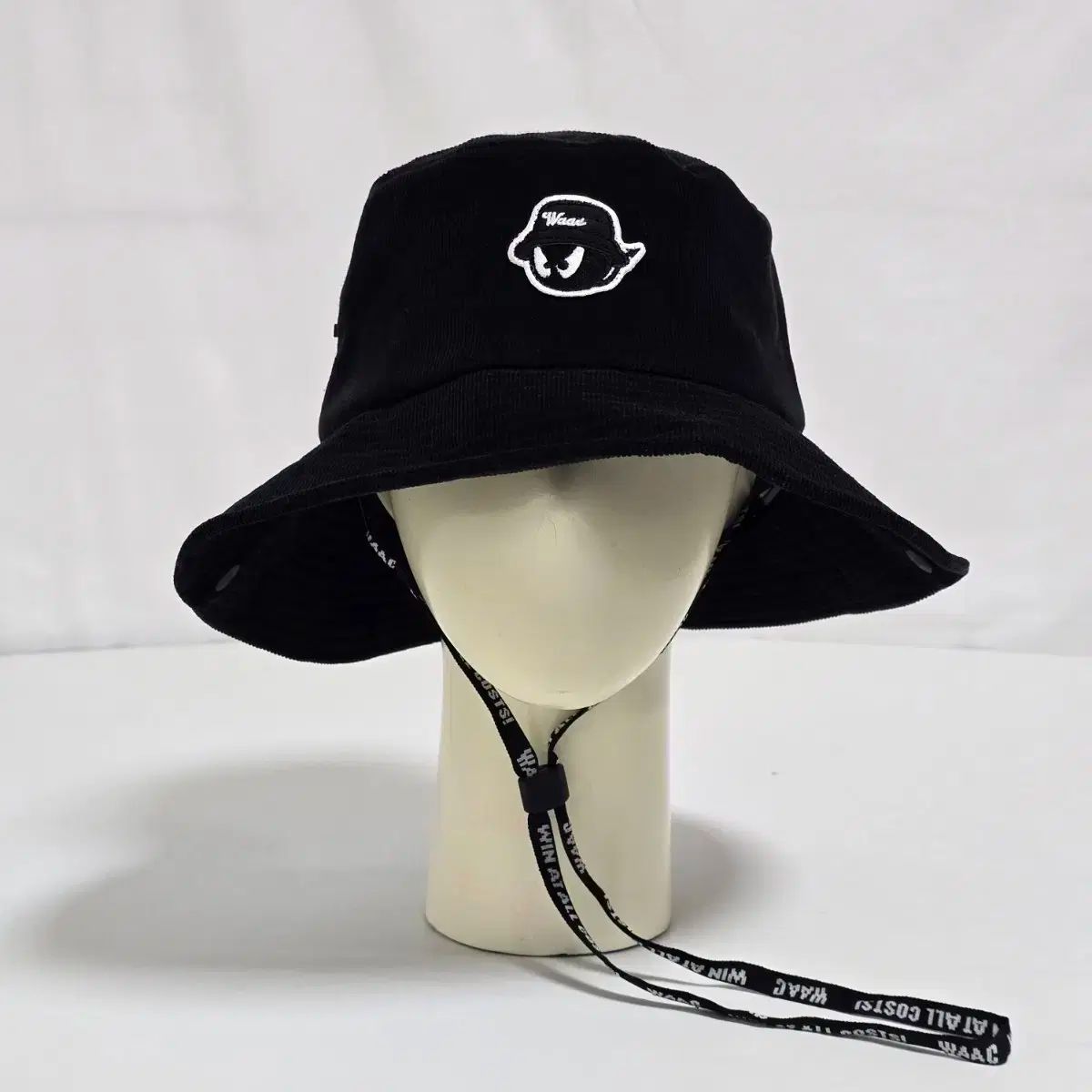 WAAC 왁 ツーウェイ バケットハット ブラック ジャングルハット ゴルフ 帽子 57cm 0823