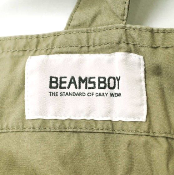 BEAMS BOY ビームスボーイ US ARMY オーバーオール 13-17-0061-791 Free カーキ オールインワン サロペット ジャンプスーツ g18459