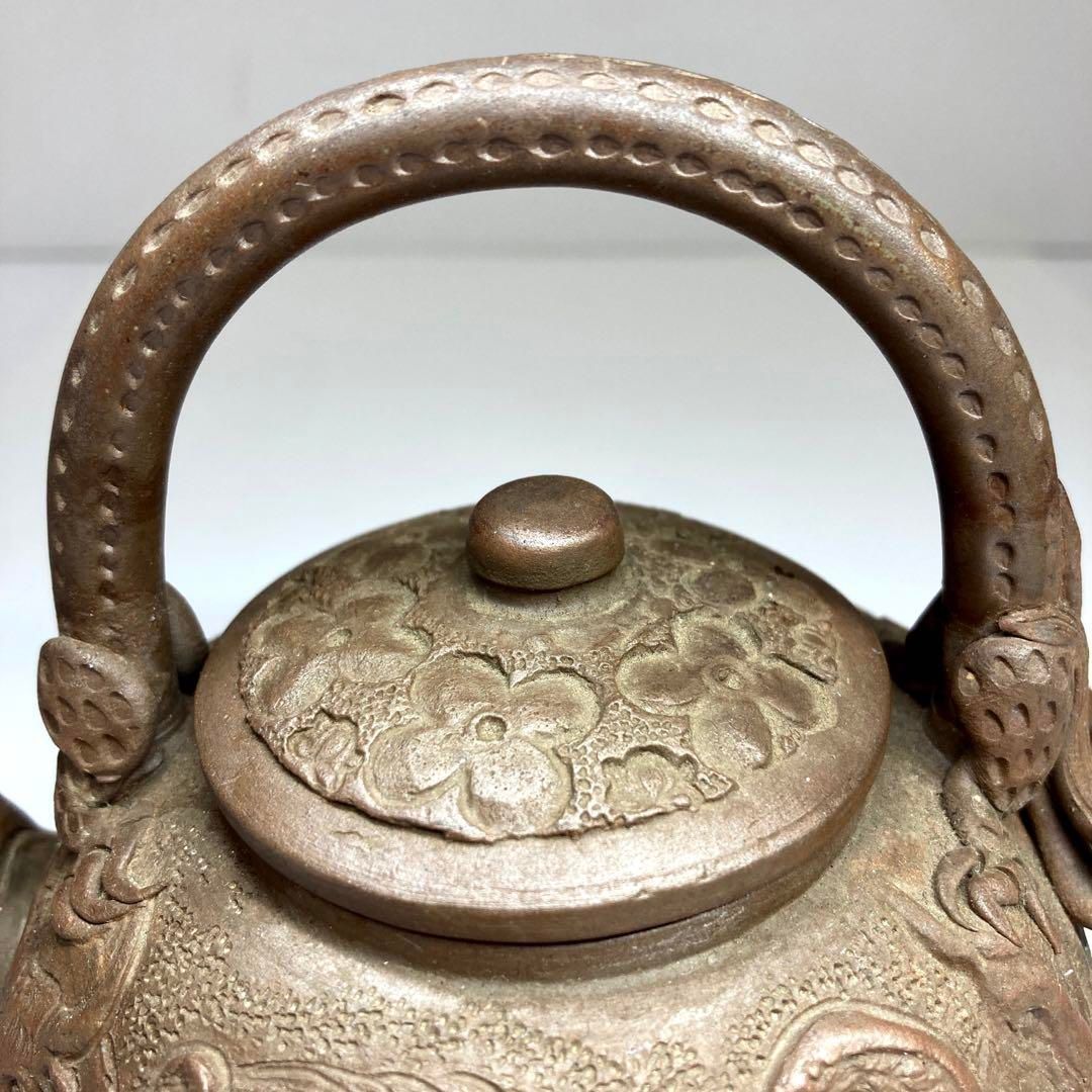 極上手　萬古焼　十二支急須　横幅約14.5㎝　東Y5-1215☆2Fトコチ 極上手 萬古焼 十二支急須 横幅約14.5㎝ 東Y5-1215☆2Fトコチ