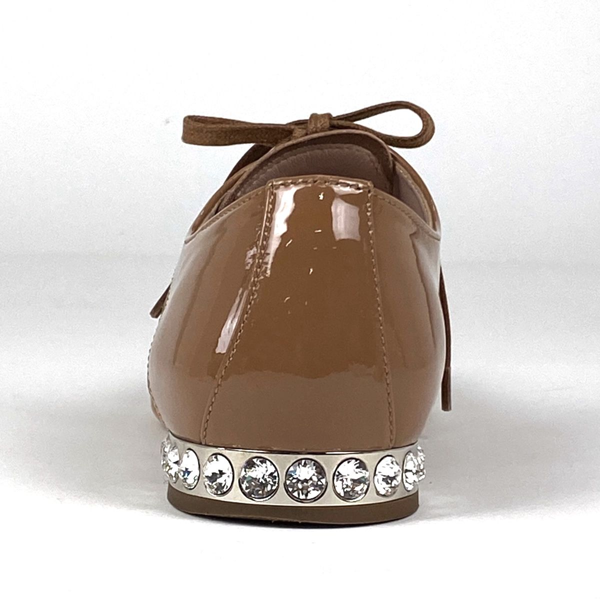 ミュウ ミュウ Miu Miu レースアップ ドレスシューズ ローファー