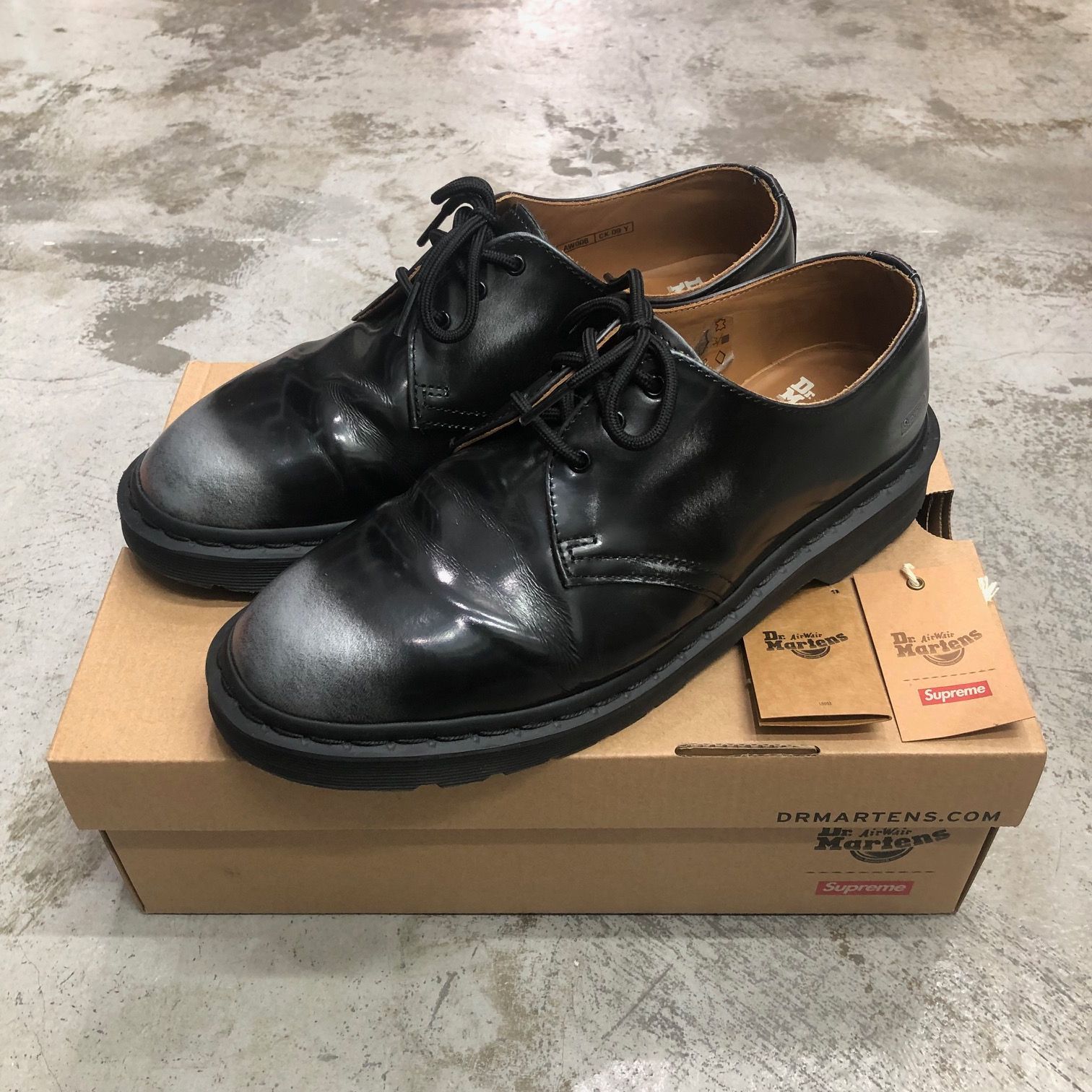 SUPREME 24SS Dr.Martens 1461 3 Eye Shoe 32126040 コラボ レザー 