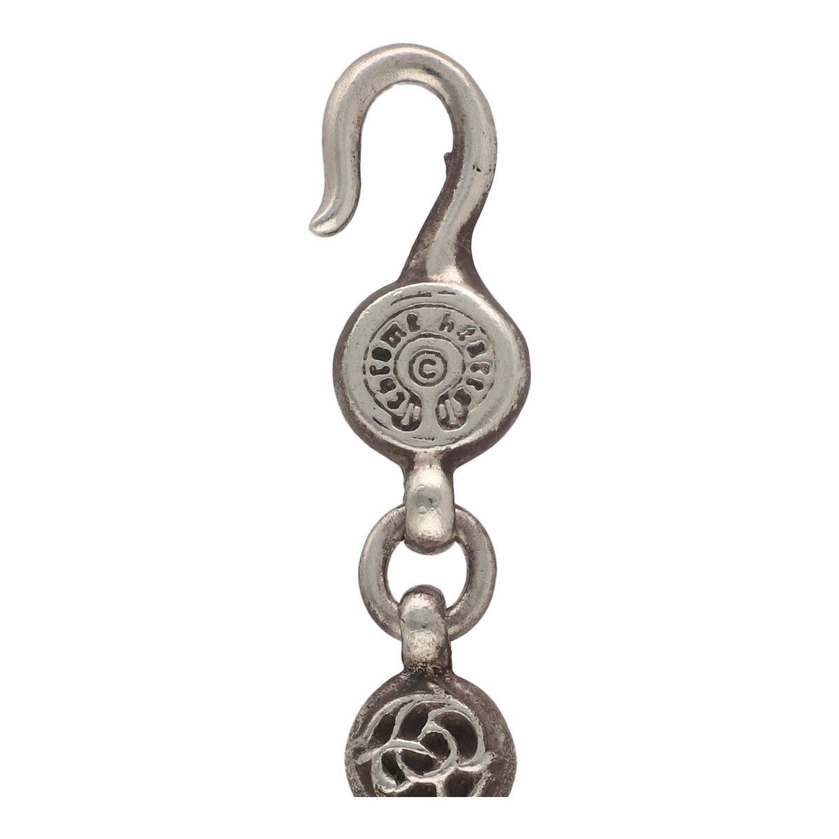 中古】 CHROME HEARTS クロムハーツ フローラルボールネックレス #1 w 
