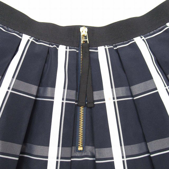 バーバリーブルーレーベル BURBERRY BLUE LABEL チェック プリーツ  