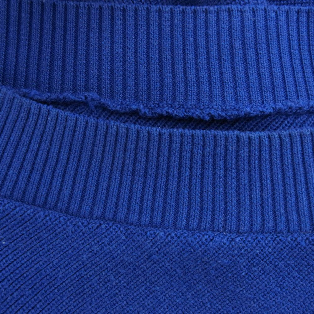 【sacai】 サカイ ニット セーター ドルマンスリーブ O1087 Sacai サカイ 21-05554 ドルマンスリーブ ニットセーター ブルー