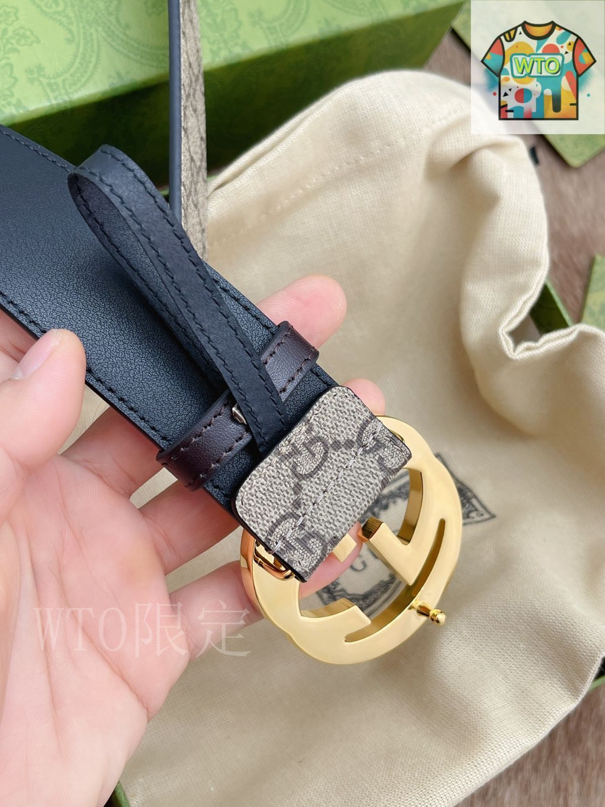 今日特価】Gucci グッチ ダブル G 4.0cm ベルト - メルカリ
