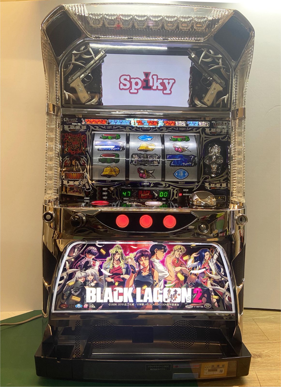 ブラックラグーン2 実機　送料込み 送料込】 パチスロ スロット実機 ブラックラグーン2 - メルカリ