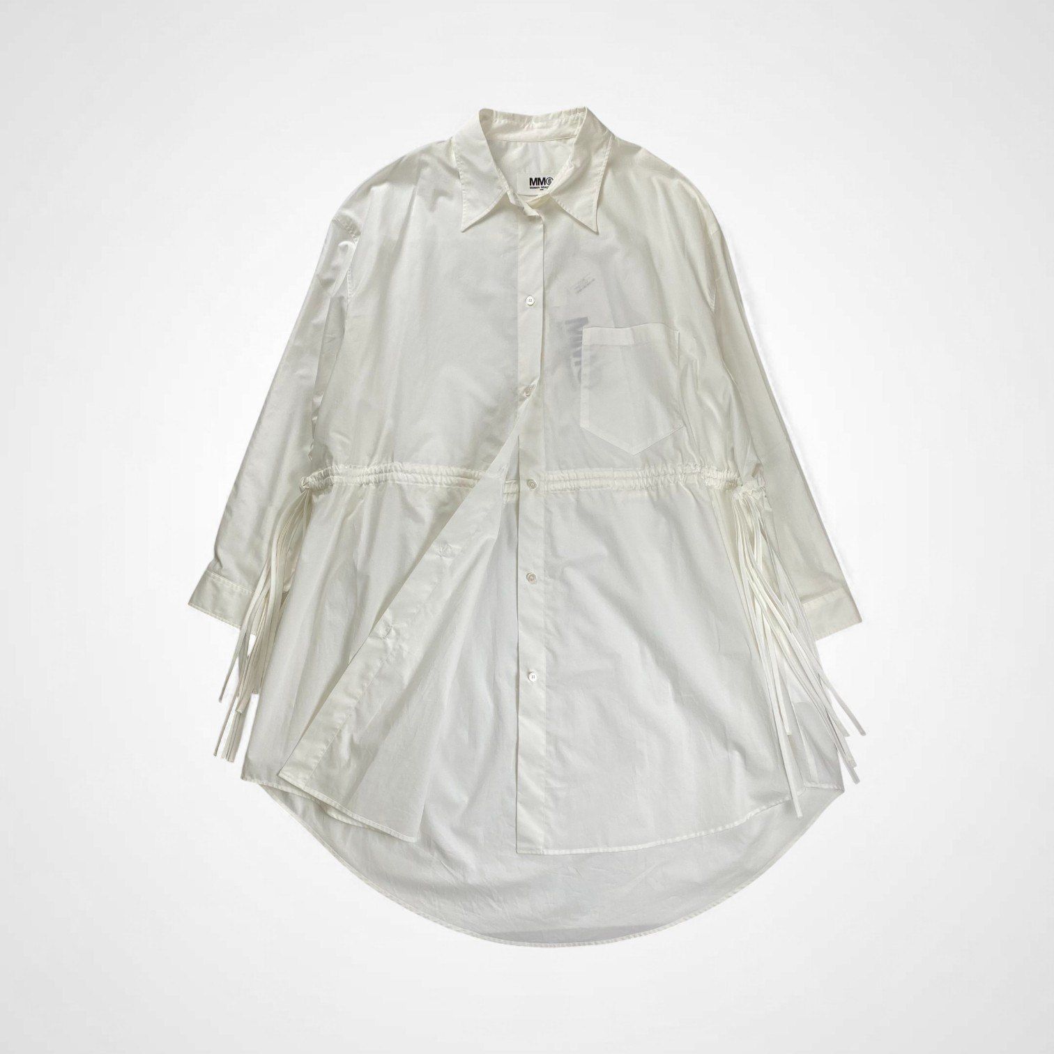 MM6 エムエムシックス | WHITE SHIRT DRESS ホワイトシャツドレス 21AW ♥品 参考定価 70 000程度 SIZE S