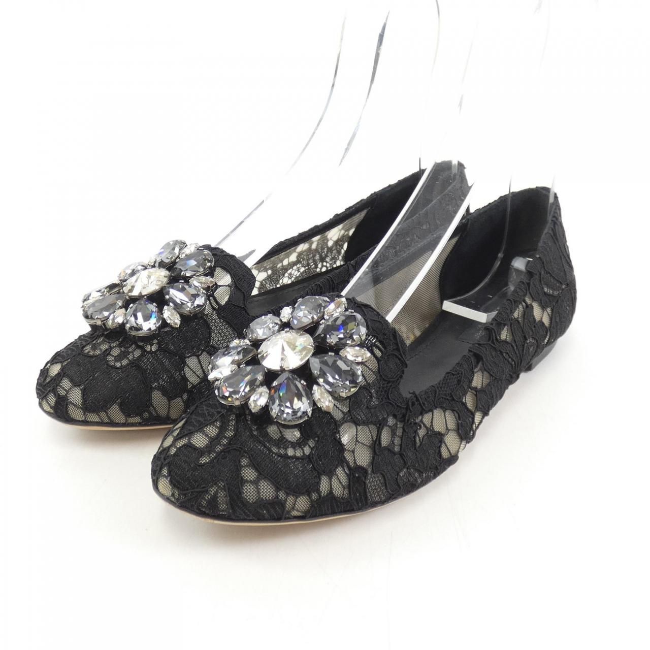 ドルチェ&ガッバーナ DOLCE&GABBANA ビジューレースバレエシューズ ドルチェ&ガッバーナ DOLCE&GABBANA ビジューレースバレエ