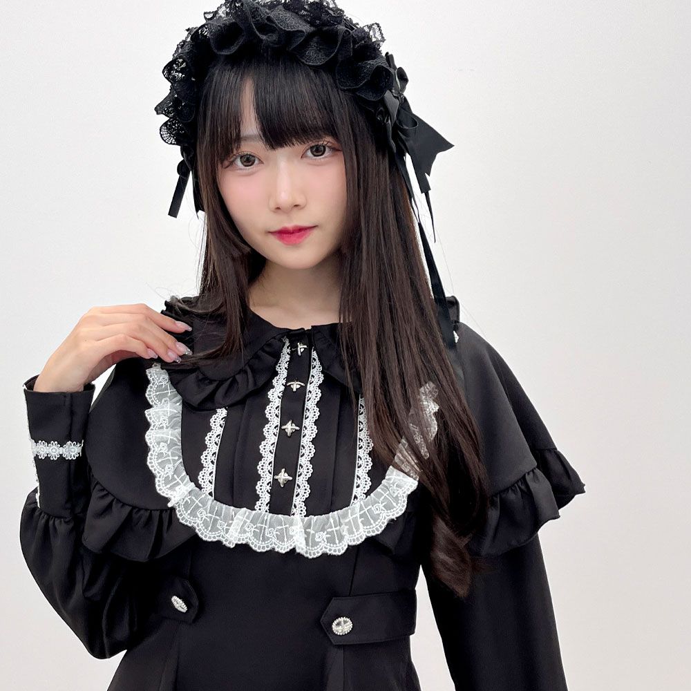 DearMyLove ケープヨーク十字架ワンピース ブラック×レッド ボルドー ケープヨーク十字架ワンピース – レディースファッション通販の