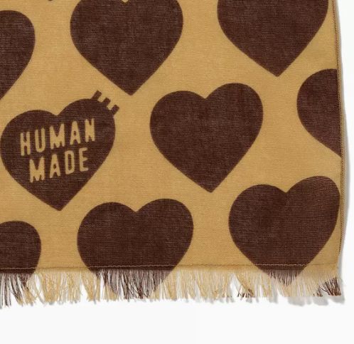 HUMAN MADE HEART STOLE マフラー HM26GD067 - メルカリ