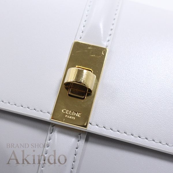 セリーヌ トリフォールド コンパクトウォレット グレー 三つ折り CELINE セリーヌ スモール トリフォールドウォレット 三つ折り財布