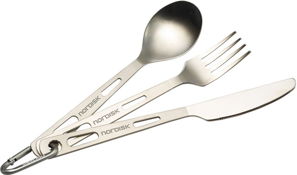 ノルディスク Nordisk アウトドア Titanium Cutlery Set of 3 119021 -