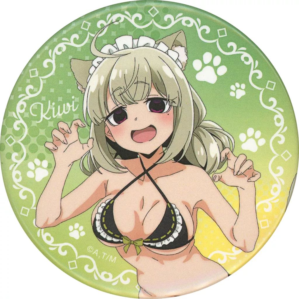 中古】バッジ・ビンズ 阿良河キウィ 缶バッジ 「くじ引き堂 魔法少女に