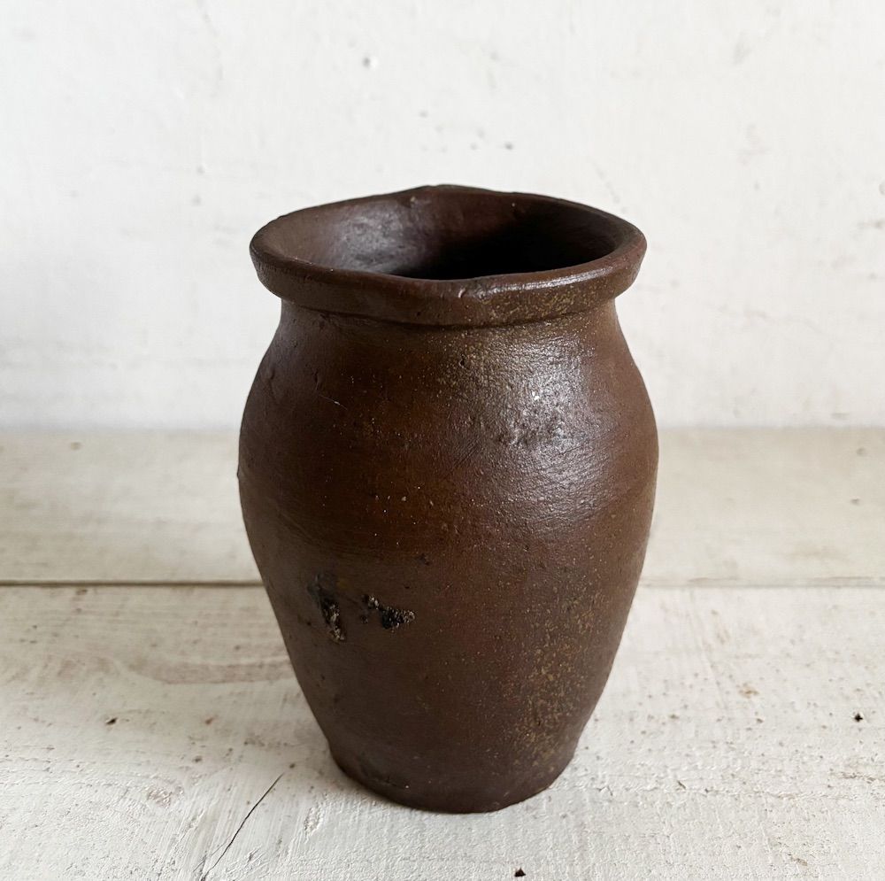 ストア フランスアンティーク雑貨陶器ピッチャーB2/アトリエカフェ