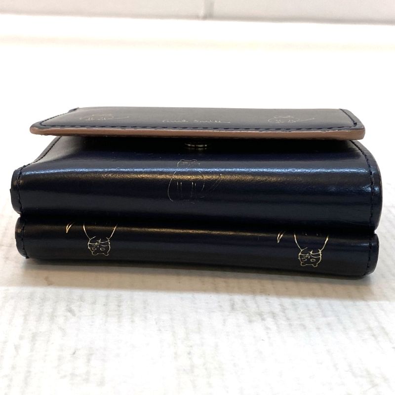 03w12027 Paul Smith ポールスミス キャットドゥードゥル がま口 三
