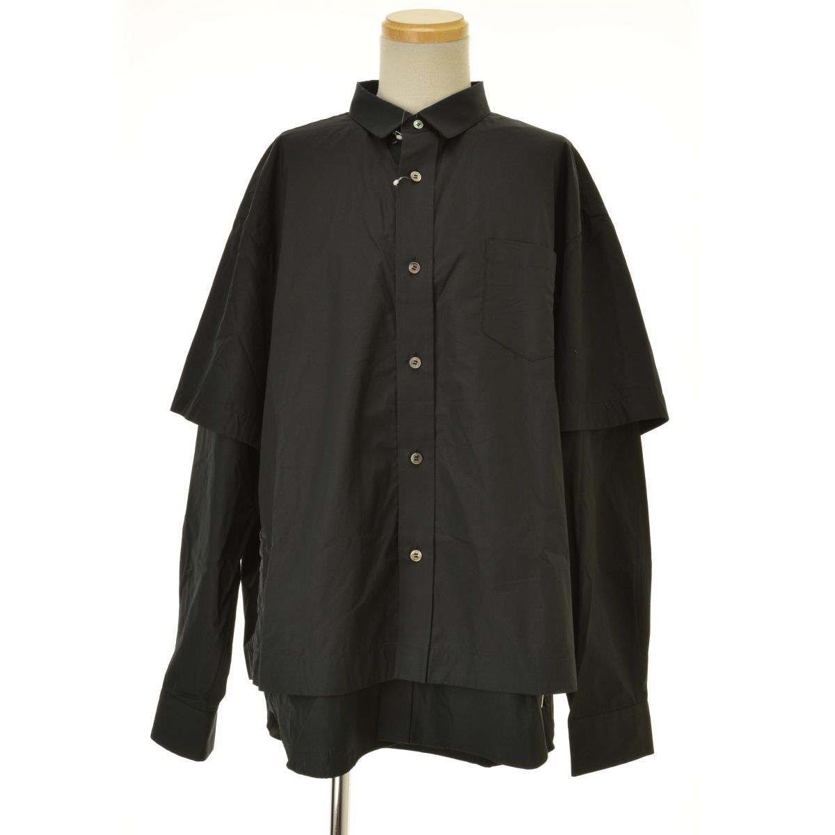 【sacai】23-03094M Thomas Mason Cotton Poplin L/S Shirt長袖シャツ