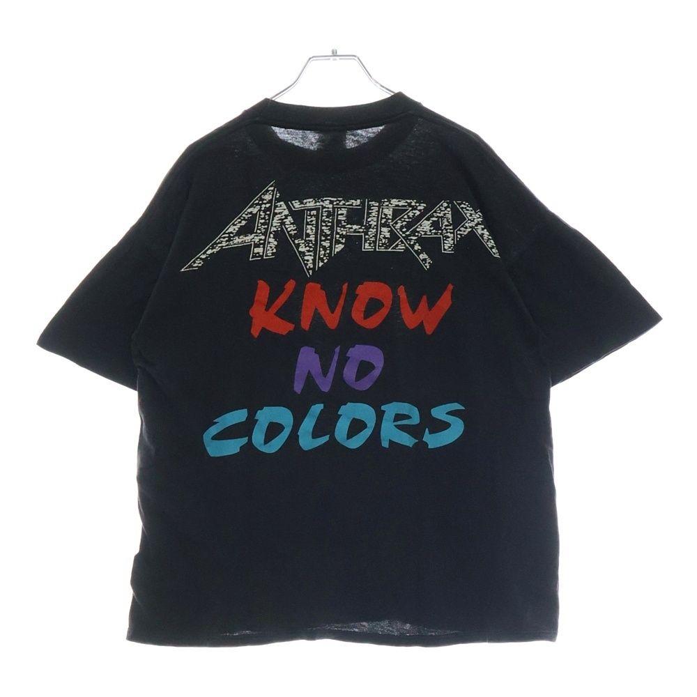 VINTAGE (ヴィンテージ) 90S ANTHRAX KNOW NO COLORS アンスラックス 