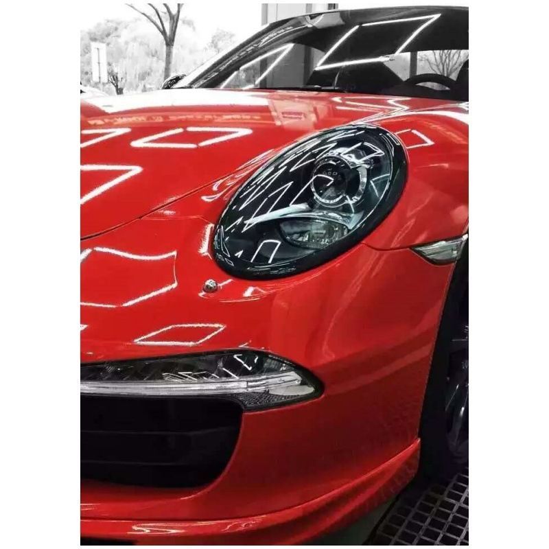 ポルシェ 991 カーボン ファイバー ヘッドライトカバー 左右2個 ポルシェ 991 カーボン製 ヘッドライトカバー 左右2個