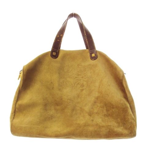 LOEWE アナグラム　スエード×レザーボストンバッグ 楽天市場】LOEWE ロエベ アナグラム ボストンバッグ 旅行カバン