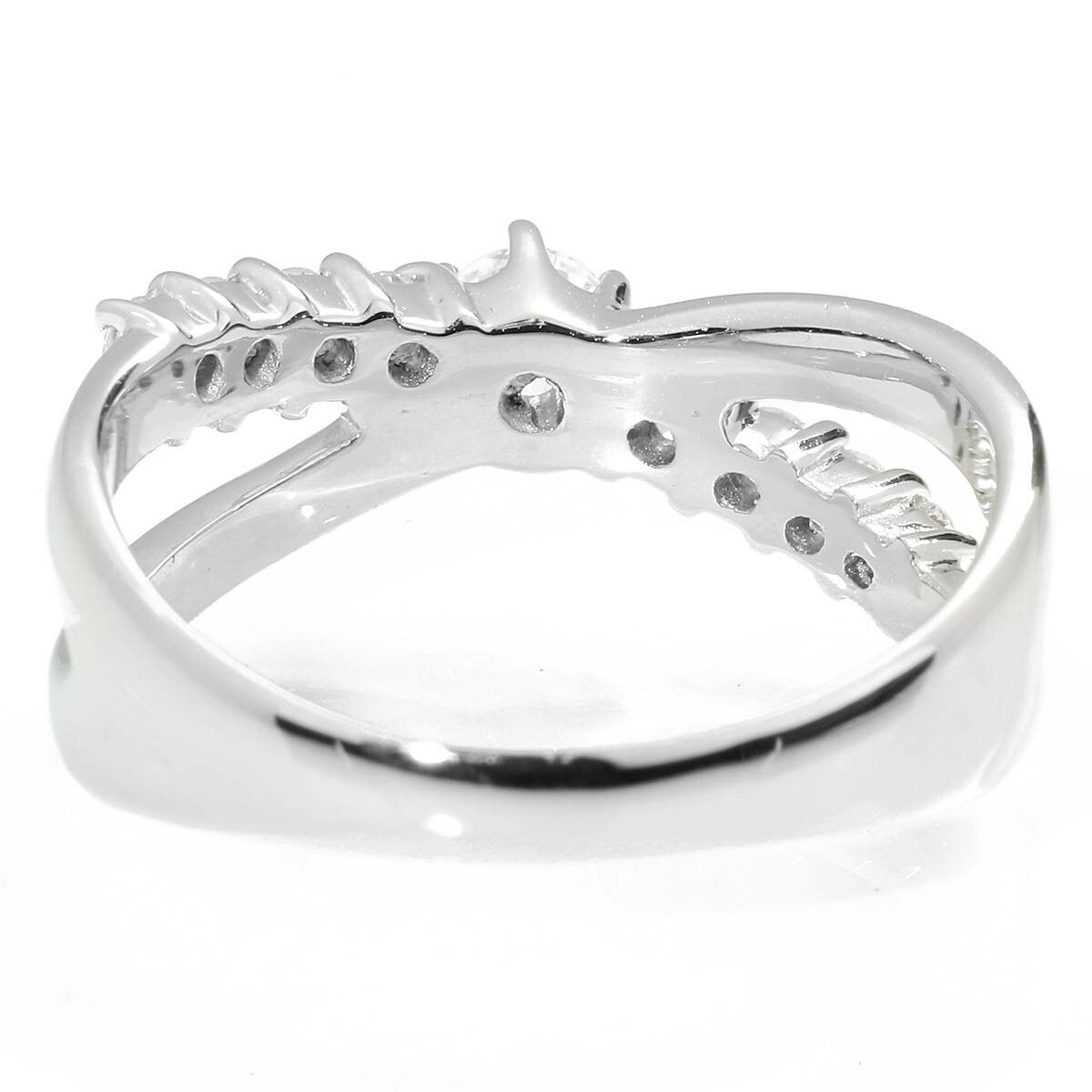 PINKY&DIANNE クロスリング Iクラス 指輪 ダイヤモンド 0.48ct