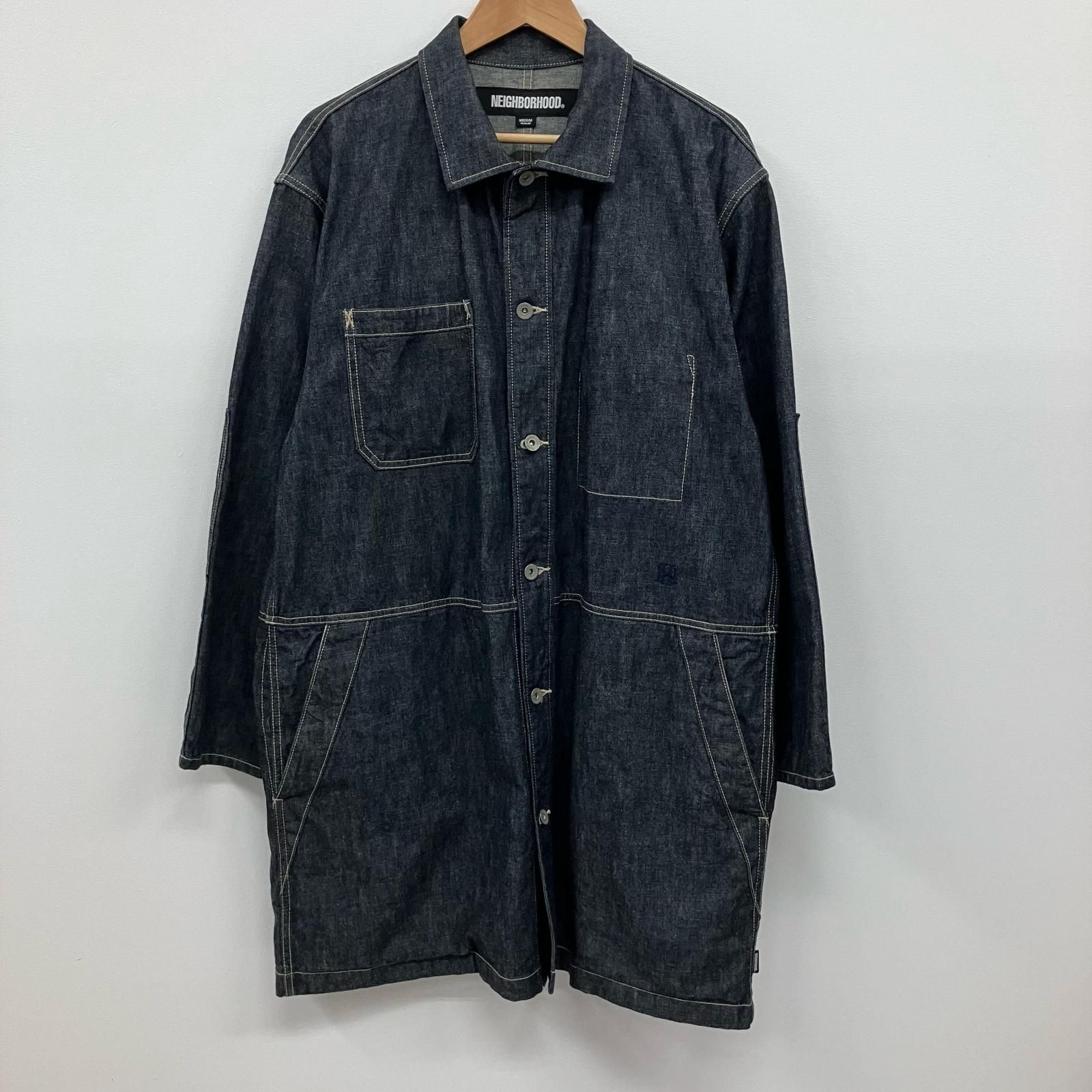 イオン広店 NEIGHBORHOOD | ネイバーフッド その他アウター DENIM DEALER COAT 222YTNH-JKM01 インディゴ サイズ M 96