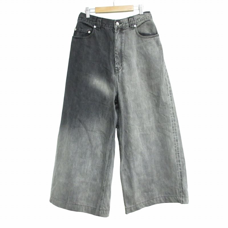 Maison Special 　ワイドバギーデニム　ブラックグラデーション メゾンスペシャル MAISON SPECIAL 近年モデル ハイパーワイド