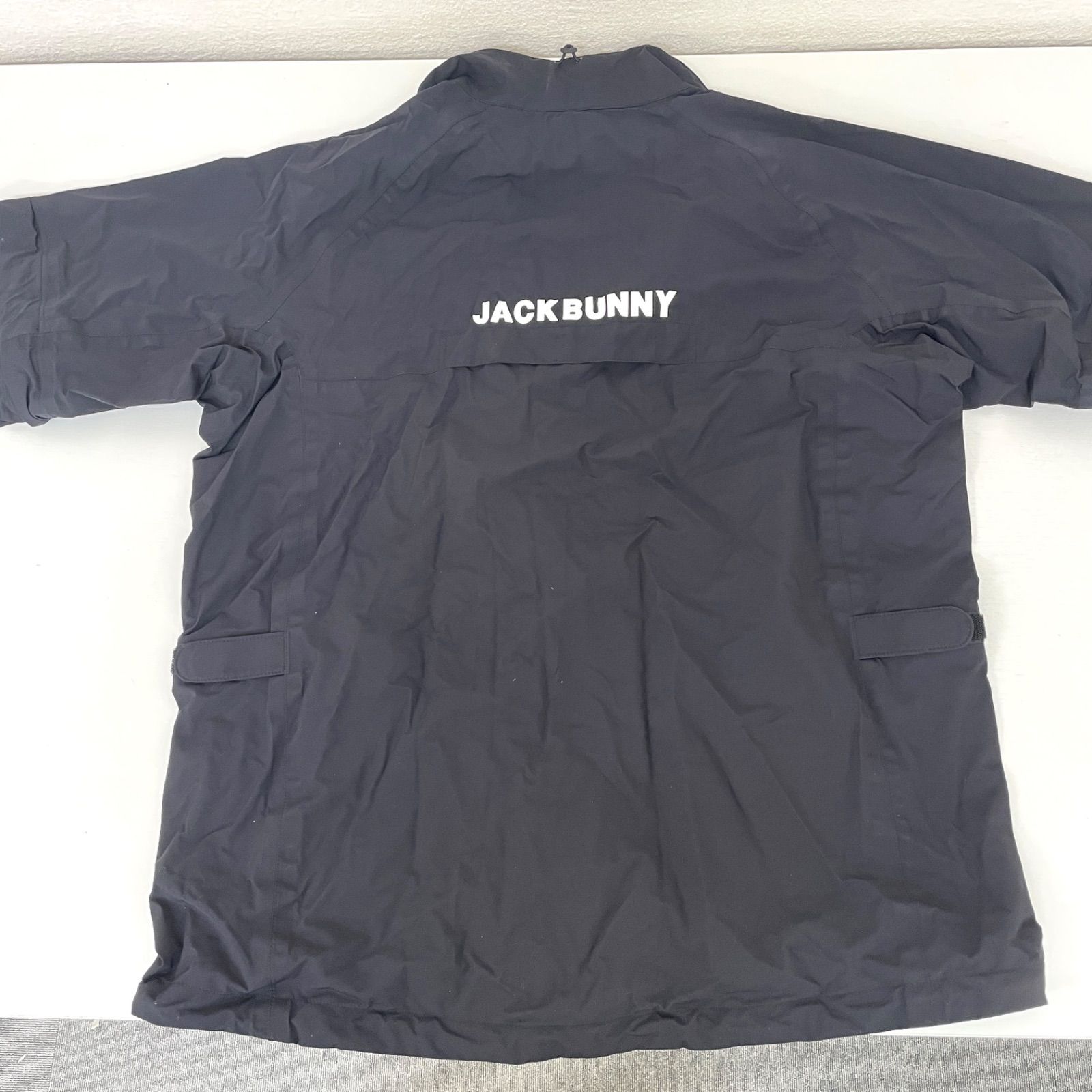 JACK BUNNY ブラック レインウェア 新品】ジャックバニー メンズ レインウエア 上下セット 黒