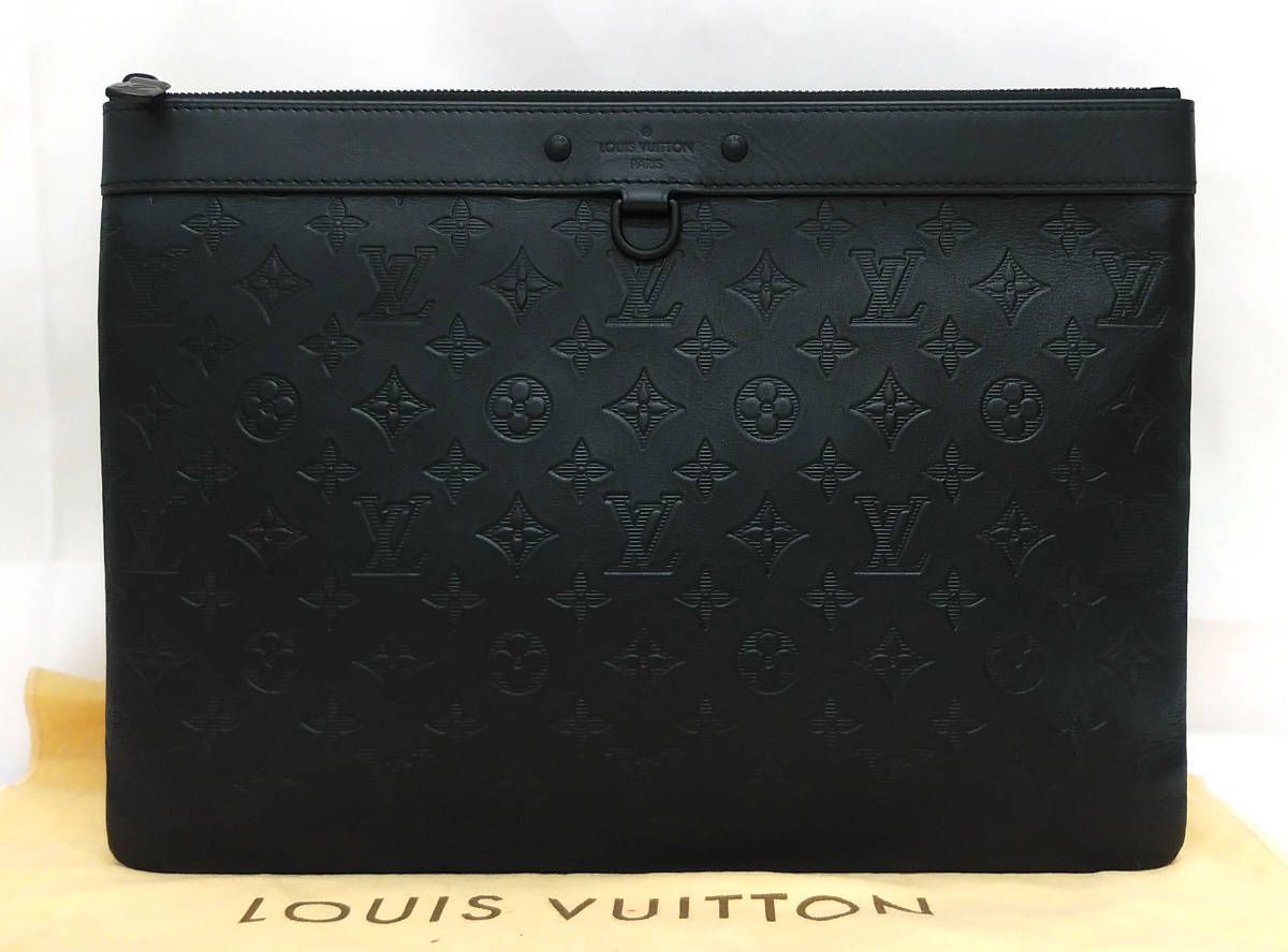 LOUIS VUITTON 三つ折り財布 ディスカバリー コンパクト シャドウ ルイ